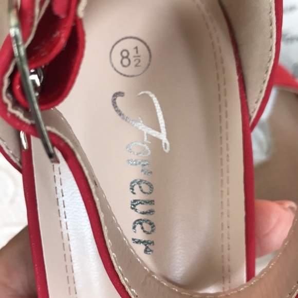 NEW red heels 8.5 - Picture 5 of 9